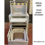  USED PAPER SHREDDER IDEAL 4605 