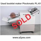  BOOKLET MAKER PLOCKMATIC 61 