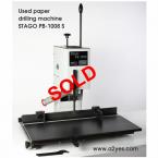  USED PAPER DRILLING MACHINE STAGO PB-1008 S 